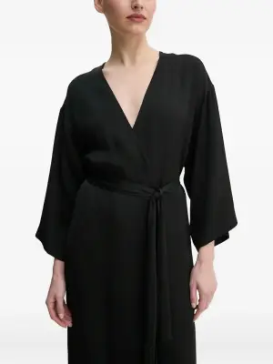 Платье миди с бахромой