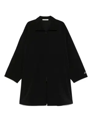 Пальто на молнии с рукавами три четверти