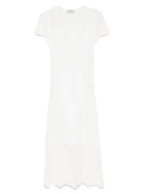 Трикотажное платье миди