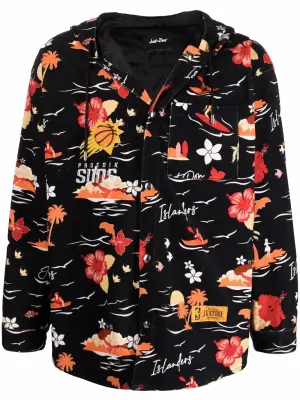 Куртка с капюшоном и графичным принтом