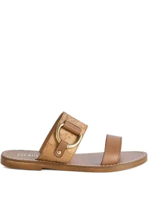 сандалии с принтом