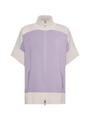 Двухцветная толстовка на молнии