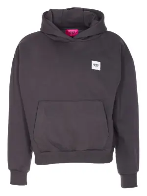 Худи с нашивкой-логотипом