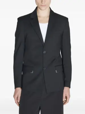 Пиджак с декоративной пряжкой