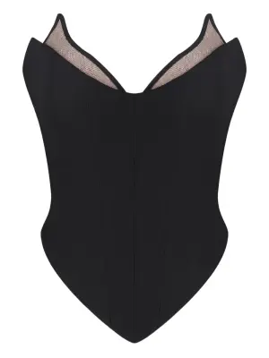 Топ с вырезом в форме сердца