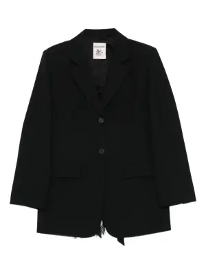 Пиджак с кружевной отделкой