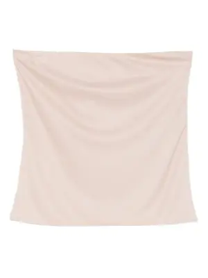 Топ без бретелей со сборками