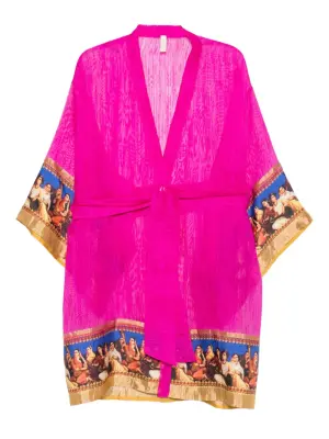 Халат с принтом Indian