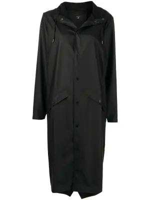 Плащ Longer с капюшоном и кулиской