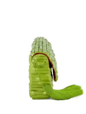 Клатч с бамбуковой ручкой