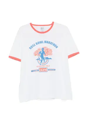 Футболка с графическим принтом и круглым вырезом