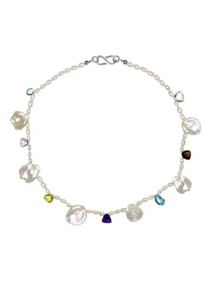 Колье Cornflake Girl с жемчугом