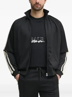 Толстовка с отделкой в полоску