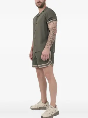 Рубашка Valbonne с манжетами в полоску