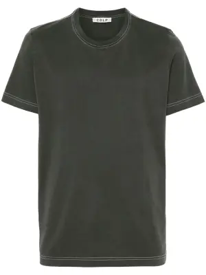 Футболка с контрастной строчкой