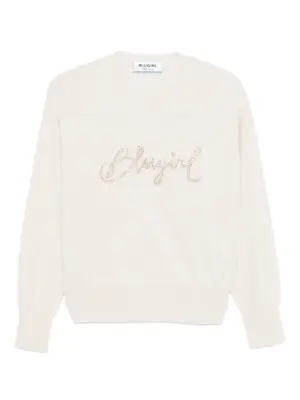 Свитшот с украшением в виде логотипа