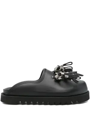 Мюли с кисточками