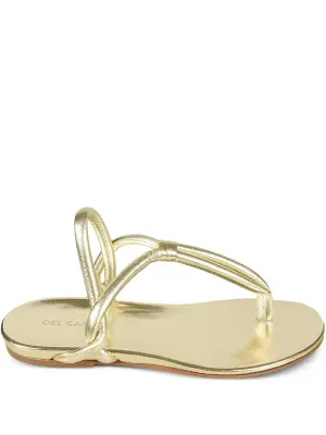 сандалии с перекрученной деталью