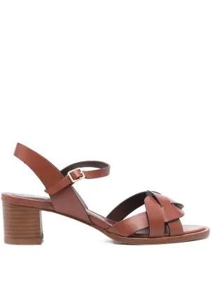 плетеные босоножки с ремешком на щиколотке