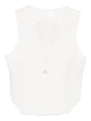 жилет на пуговицах