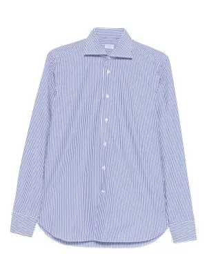 Полосатая рубашка на пуговицах