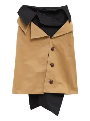 Многослойная юбка миди