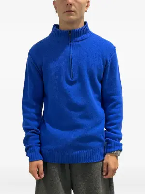 Свитер с воротником на молнии